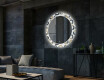 Backlit Decorative Mirror LED For The Living Room - Donuts #2