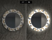 Backlit Decorative Mirror LED For The Living Room - Donuts #6