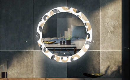 Backlit Decorative Mirror LED For The Living Room - Donuts