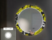 Round Backlit Decorative Mirror LED For The Hallway - Gold Jungle #3