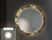 Round Backlit Decorative Mirror LED For The Hallway - Ancient Pattern #3