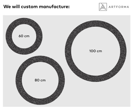 Round Decorative Mirror With LED Lighting For The Bathroom - Dotts #2