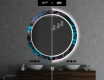 Round Decorative Mirror With LED Lighting For The Bathroom - Fluo Tropic #6