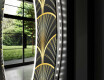 Backlit Decorative Mirror Led For The Hallway - Art Deco #9