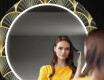 Backlit Decorative Mirror Led For The Hallway - Art Deco #10