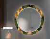 Backlit Decorative Mirror Led For The Hallway - Botanical Flowers #4