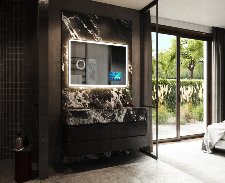 Designer Backlit LED Bathroom Mirror L146 #2