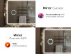 Designer Backlit LED Bathroom Mirror L146 #8