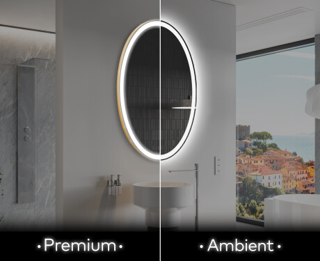 Backlit LED Bathroom Mirror L227