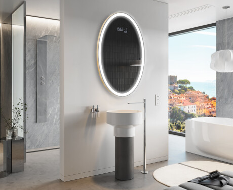 Backlit LED Bathroom Mirror L227 #9