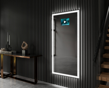 Full length hallway mirror backlit LED L01