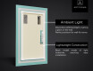 Full length hallway mirror backlit LED L01 #3