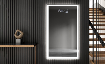 Full length hallway mirror backlit LED L01