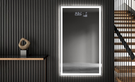 Full length hallway mirror backlit LED L01