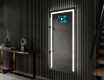 Full length hallway mirror backlit LED L11