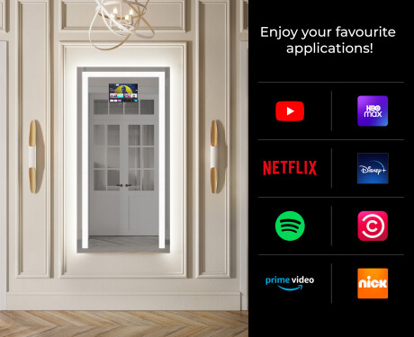 Full length hallway mirror backlit LED L11 #2