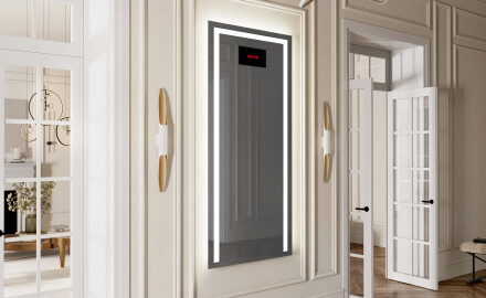 Full length hallway mirror backlit LED L11