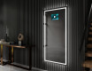 Full length hallway mirror backlit LED L49