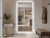 Long wall hallway mirror backlit LED L57