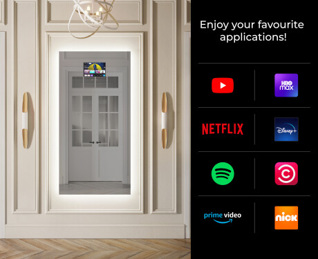 Full length hallway mirror backlit LED L58 #2