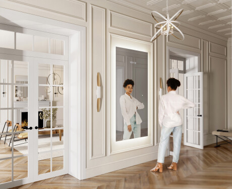 Full length hallway mirror backlit LED L58 #5