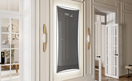 Long wall hallway mirror backlit LED L77