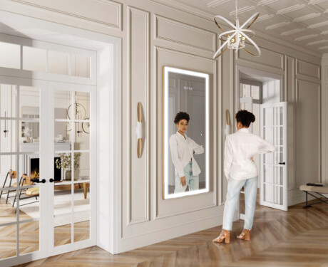 Full lenght hallway mirror backlit LED L01 #11