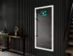 Long wall hallway mirror backlit LED L57
