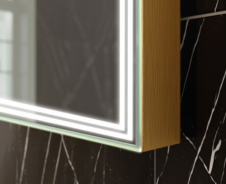 Long wall hallway mirror backlit LED L57 #10