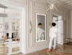 Long wall hallway mirror backlit LED L57 #11