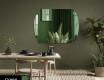 Rounded modern decorative mirrors L177 #1