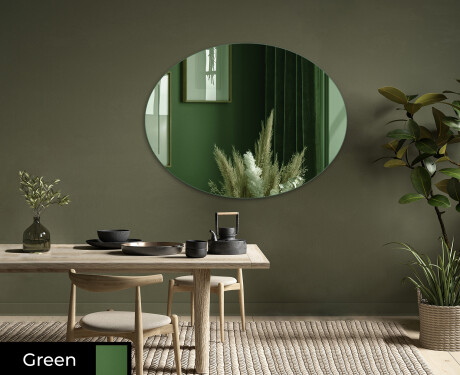 Oval modern decorative mirrors L178 #1
