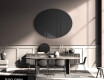 Oval modern decorative mirrors L178 #5