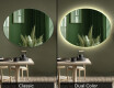 Oval modern decorative mirrors L178 #9