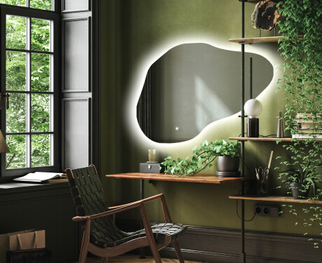 Irregular Mirror LED Lighted decorative design P221 #3