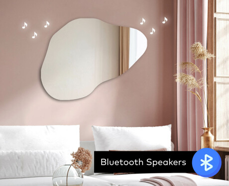 Irregular Mirror LED Lighted decorative design P221 #8