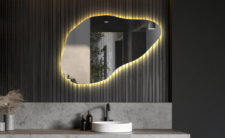 Irregular Mirror LED Lighted decorative design P221