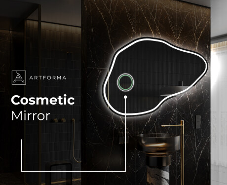 Irregular Mirror LED Lighted decorative design P223 #4