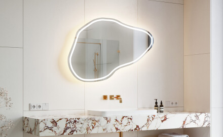 Irregular Mirror LED Lighted decorative design P223