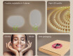 Illuminated bathroom mirror, dual color, touch switch, heating mat #6