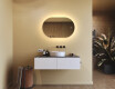 Illuminated bathroom mirror, dual color, touch switch, heating mat #9