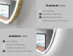 Backlit LED Bathroom Mirror L230 #2