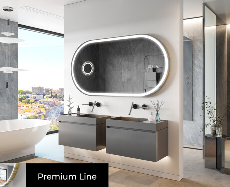 Backlit LED Bathroom Mirror L230 #3