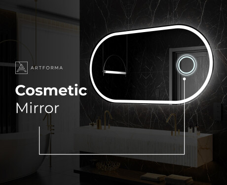 Backlit LED Bathroom Mirror L230 #6