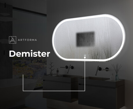 Backlit LED Bathroom Mirror L230 #10
