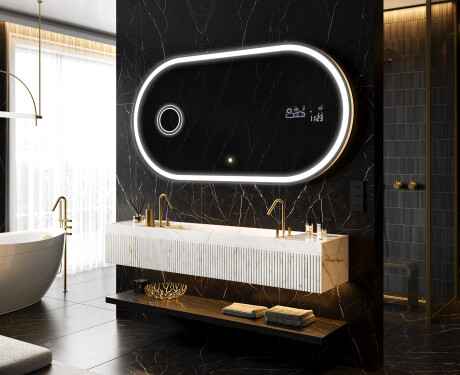 Backlit LED Bathroom Mirror L230 #11