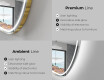 Backlit LED Bathroom Mirror L231 #2