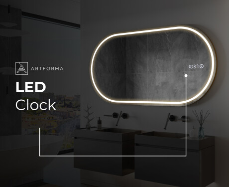 Backlit LED Bathroom Mirror L231 #9