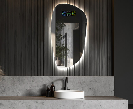 Irregular Mirror LED Lighted decorative design I221 #5