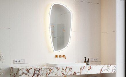 Irregular Mirror LED Lighted decorative design I222